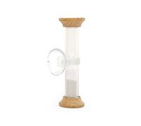 Kikkerland - Temporizador de Ducha de 5 Minutos - Reloj de Arena con Ventosa para la Ducha.