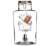 Kilner Dispensador de bebidas con grifo Kilner Transparente-acero inoxidable. 8 L