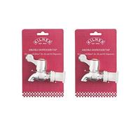 Kilner - Grifo dispensador de bebidas (5, 6 y 8 litros), color plateado