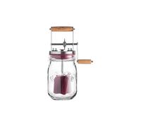 KILNER Mantequera con manivela 1l vidrio/acero inoxidable transparente