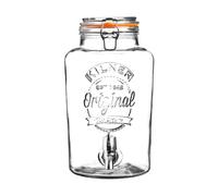 Kilner Recipiente de vidrio Kilner con grifo 5 l Transparente