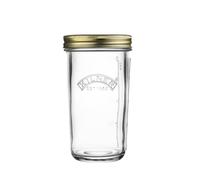 Kilner - Tarro de conserva de boca ancha, vidrio, Transparente, 0,5 L