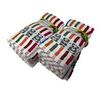 Kimbatex Paños de Cocina Rizo 100% Algodón, Trapos de Cocina, 50x50 cm Muy Absorbentes, Suaves y Resistentes (Rayas, 18)