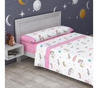 Kimbatex Textil Hogar Tienda Juego de Sábanas Infantiles Roomers Bed Linen. Surtido De Modelos y Tamaños. 50% algodón 50% poliéster. Calidad 30/30 144/Hilos. (Magical 2026, Cama 105cm)