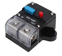 KIMISS 2pcs 80A/200A Interruptor de circuito reiniciable para automóvil Fusible de recuperación automática Botón de reinicio manual(200A)