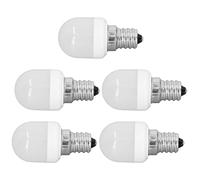 KIMISS 5 uds. Bombillas LED de Alta ombillas LED Base E12, Luz Suave 1 Bombillas de 5W 75LM para Lámpara de Escritorio, Ventilador de Techo, Lámpara de Pared AC220V,