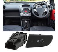 KIMISS BotóN Pulsador del Interruptor del Aire Acondicionado con 6554Kx,Repuesto para CitroëN C1 2005-2014