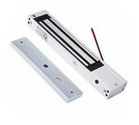 KIMISS Cerradura de Puerta Magnética Eléctrica de 280 Kg de Fuerza Fuerte para Control de Acceso: Ideal para Gabinetes, Cajones y Puertas Pequeñas