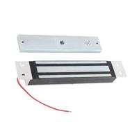 KIMISS Cerradura Magnética Eléctrica de 280 Kg, 600 Libras, CC 12 V, 280 Kg, 600 Libras, Electroimán de Retención de Fuerza Electromagnética, de Kit de Puerta en Modo NC Seguro para Control de
