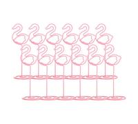 KIMISS Clips de Alambre para Manualidades Memorables + 12 Clips para Fotos de Cisne con Base de Hierro para Tarjetas de Escritorio, Notas, Suministros de Manualidades para el Hogar y Negocios +