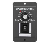 KIMISS Controlador de Velocidad del Motor de CC 12 V-60 V 20 A, Regulador de Motor Eléctrico PWM de Marcha Atrás hacia Adelante para Motores de Escobillas de CC