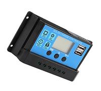 KIMISS Controlador Solar PWM 60A, para Baterías de 12V y 24V, Regulador de Carga con Protección, Ideal para Automóviles y Sistemas Solares, Controlador de Energía