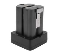 KIMISS Estación de Carga de Batería Recargable de 2 Uds, 6500mAh con Base de Carga Doble, Reemplazo para Ring Video Doorbell 2 3 3 Plus 4
