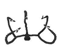 KIMISS Estación de Manos Amigas para Soldar, Tercera Herramienta Flexible para Reparación de Electrónica y Artesanía de Joyería, 5 Garras para Proyectos de Precisión (BLACK)