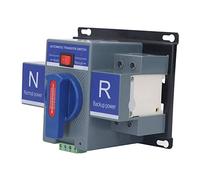 KIMISS Interruptor Automático de Transferencia de Doble Alimentación, (50A) | Operable manualmente, diseño resistente a altas temperaturas, instalación confiable