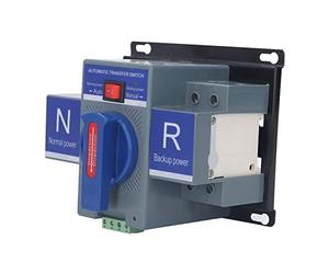 KIMISS Interruptor Automático de Transferencia de Doble Alimentación, (50A) | Operable manualmente, diseño resistente a altas temperaturas, instalación confiable