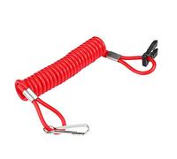 KIMISS Interruptor de emergencia para motor, cable de seguridad para parada de emergencia, lanyard resistente para emba ciones, compatible con motores fueraborda