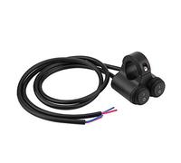 KIMISS Interruptor doble para moto, 22mm universal, control de luces y claxon, compatible con faros y antiniebla, diseño ergonómico y resistente