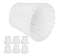 KIMISS Juego de 6 Pantallas para Lámpara de Araña, Cubierta Moderna para Decoración de Lámparas de Mesa, Pared y Escritorio