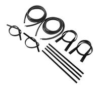 KIMISS Kit de Burlete para Puerta, Sellos de Ventana y Vidrio para Puerta, Reducción de Ruido y Bloqueo de Polvo, for Puertas Ventanas de Vehículo