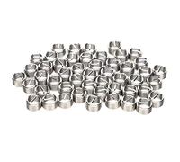 KIMISS Kit de Inserción de Roscas de 50 Piezas, Tuercas Reductoras de Acero Inoxidable M10x1.25, Herramienta de Reparación de Roscas