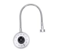 KIMISS Medidor de ángulo de Torsión, Accionamiento de 1/2 Pulgada, Escala | Acero Al Cromo Vanadio, Manguera de Metal, Base Magnética, Compatibilidad con Llave de Torsión de 1/2 Pulgada, Talleres de