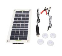 KIMISS Panel Solar Portátil de 12 V, 30 W, Resistente Al Agua, Kit de Cargador Policristalino USB para Coche, Barco, Furgoneta, Caravana y Vehículos recreativos: Solución de Carga Solar Versátil