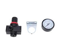 KIMISS Regulador de Compresor de Aire BR3000 Reemplazo BR3000 Reemplazo del Regulador de Aire Compresor BR3000 3 8 Pulgadas PT 0 130 Psi con Válvula de Control de Manómetro