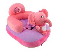 KIMISS Silla para Sentarse con Forma de Animal de Peluche para Niños Pequeños, Asiento de Apoyo para Bebés, sofá, Felpa Suave, Cómodos ángulos Ajustables, Función Bluetooth, Soporte para Sentarse