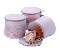 Kimmama Bolsas de lavado de sujetador para lavadora, Bolsa de lavandería de malla tipo sándwich para proteger la forma de la ropa interior en la lavadora, Paquete de 3