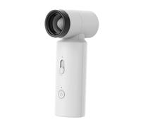KinderCoring Ventilador Personal Portátil, Ventilador de Mano Recargable, Limpiador de Ordenador de Oficina, Ventilador de Escritorio, Soplador de Aire para Colchó, Blanco