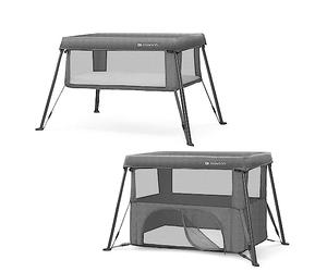 Kinderkraft Cami Cuna de Viaje para bebé 3 en 1, Parque de Juegos, Fácil de Plegar, Ligera y móvil, Bolsa de Viaje incluida, Gris