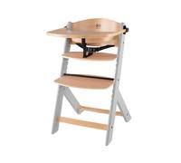Kinderkraft Enock Silla Comedor Madera-Gris Sin Cojín