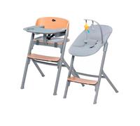 Kinderkraft Livy Silla Gris/Madera + Calmee Sillón Gris