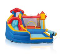 KiNDi, centro de juegos inflable DPZ003 con tobogán y piscina, dimensiones: 350 x 300 x 235 cm