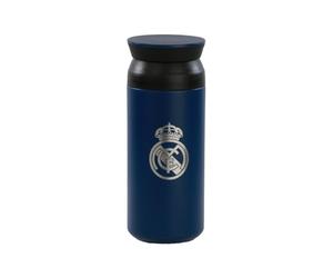 KINETICO SPAIN S.L.U. REAL MADRID 3ª EQUIPACIÓN 24/25 - Vaso Termo, Botella de Agua, Acero Inoxidable, Doble Aislamiento, 12h de Bebida Caliente y 24h de Bebida Fría, 350 ml, 6.8x17.2 cm