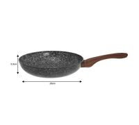 King hoff sartén granito 28 cm sartén antiadherente inducción kh cc