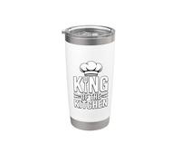 King Of The Kitchen Vaso térmico de acero inoxidable de doble pared