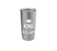 King Of The Kitchen Vaso térmico de acero inoxidable de doble pared