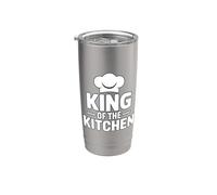 King Of The Kitchen Vaso térmico de acero inoxidable de doble pared