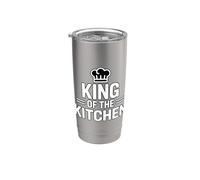 King Of The Kitchen Vaso térmico de acero inoxidable de doble pared