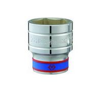 King Tony 433530M - 30mm 1/2 inch socket, 6-point chrome finish, designed for impact wrenches, backed by a 3-year warranty, perfect for efficient and durable fastening.