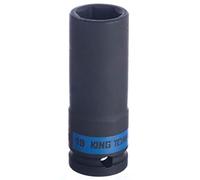 King Tony 443519M - Llave de vaso profundo de 19 mm de 1/2 pulgadas
