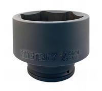 KING TONY 9535B7M Vaso impacto 1-1/2" hexagonal D:117mm para profesionales y aficionados al bricolaje para trabajos y montaje precisos, 117mm