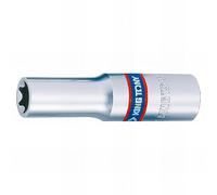 King Tony BLI327506M Blister Socket Torx largo 3/20.3 cm E6 para aficionados al bricolaje y profesionales, construido para tareas de reparación e instalación