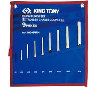 King Tony, juego de brocas de impacto, 9 piezas, de 2 a 14 mm
