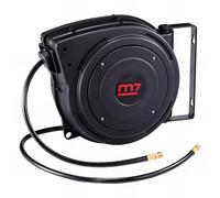 KING TONY SA3215A M7 Enrollador neumático automático 15M conexión 1/4" 8x12mm para adultos para uso diario práctico con Enrollador neumático automático 15M conexión 1/4" 8x12mm