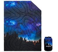 KingCamp Manta de Camping, Cálida Ultraligera Compacta, Estrellado | Portátil, Repelente al Agua con Botones y Multifuncional, para Camping, Viajes, Senderismo, Picnic, Avión, Outdoor, 200×145cm