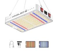 KingLED King Plus 1000 W LED luz doble chips Full Spectrum con UV e ir crecer para invernadero planta interior veg y flores 1000 W blanco