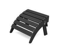KINGYES Otomana plegable Adirondack para silla Adirondack, color negro